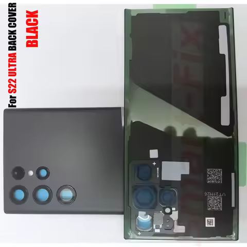 O-E-M Materials Glass Back Cover Case For SM-S22 Ultra 5G S22ultra S22U Rear Door Battery Housing Gl