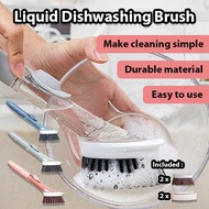 [Gedung FT] - Berus Basuh Pinggan Boleh Isi Sabun - 360 Darjah