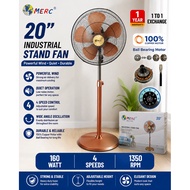 MERC INDUSTRIAL STAND FAN 20”| WALL FAN 20” | KIPAS DIRI BESI 20”