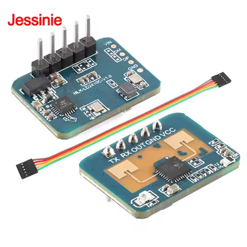 10Pcs/1pc LD2410C 24Ghz Human Presence Sensor HLK-LD2410C Millimeter Wave Radar Module Non-contact H