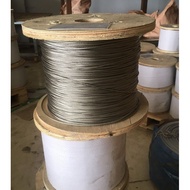 5m Plastic-coated steel cable, 3mm to 12mm clothesline