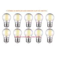 Combo 10 Bóng Đèn Led Edison G45 Vỏ Trong Công Suất 4W - ĐÈN KHẢ HÂN bóng đèn led bóng led trang trí