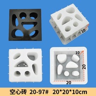 Pebbles 1pc louver blocks hard plastic mold breeze block RE USABLE MOLD 1000X Precast Concrete