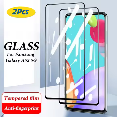 2Pcs Tempered Glass For Samsung Galaxy A52 A12 A42 A54 5G Screen Protector For Samsung Galaxy a52s A