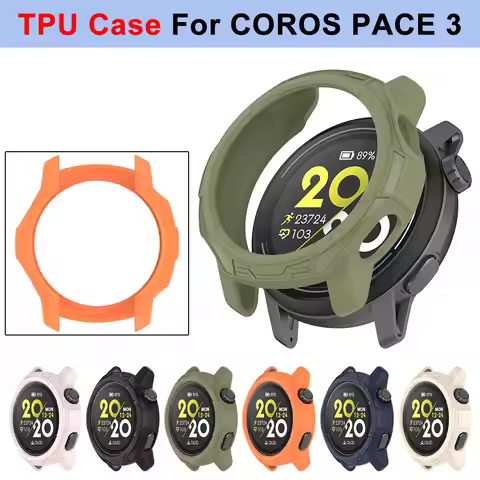 For COROS PACE 3 Soft TPU Case Protective Cover For COROS PACE3 Watch Cases Protector Smartwatch Acc