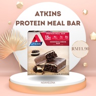 ATKINS High Protein Bar in Cookies & Creme Meal Replacement Bar For Atkin Keto Low Carb [50g Each]
