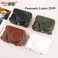 Lumix ZS99 Faux Leather Full Body Case For Panasonic Lumix ZS99 Protrector Cover Bag Bottom Replacea