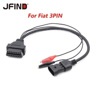 Fiat/Alfa/Lancia OBD2 3-Pin to 16-Pin ELM327 Adapter Cable Diagnostic Scanner Code Reader