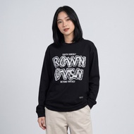 [5.5] Rown Division Long Sleeve T-Shirt || Chalkers Black Longsleeve Baju Lelaki T Shirt Lelaki