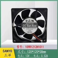Sanyo 109R1212H1011 12V 0.52A 12038 12CM Chassis Double Ball Quiet Fan