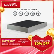 NeckPro Solid Wood Divan (Custom-Made Product) / Bed Frame /  Katil Queen/ Single/ Super Single/ Kin