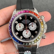 Swire Watches Role Role Rooms_ Daytona Rainbow Series 116599 Rbow Mechanical 4130 Movement Men's Wat