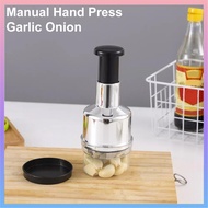 Pressed Garlic Chopper Manual Hand Onion Chopper Stainless Steel Handheld Food Chopper for Garlic SHOPCYC6346