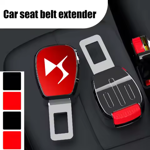 Alloy Car Seat Belt Extend Fastener Safety Strap Buckle Extender For DS SPIRIT DS4S DS3 DS5 5LS DS6 