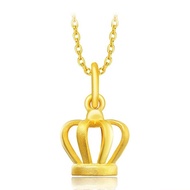 CHOW TAI FOOK 999.9 Pure Gold Crown Pendant F187966