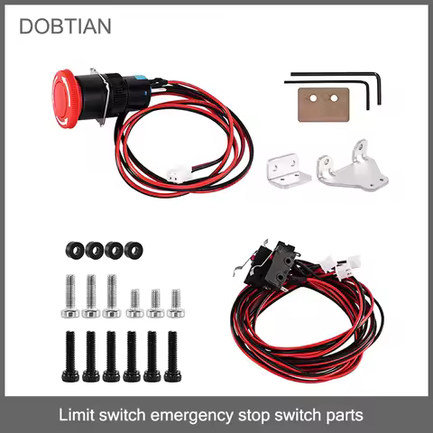Laser Engraving Machine Accessories Limit Switch Emergency Stop Switch Part for CNC 3018 PRO /3018 M