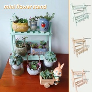 Mini Flower Rack Plant Rack Desktop Shelf Flower Pot Stand Desktop Plant Display Shelf Potted Plant Display Stand