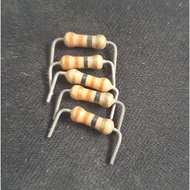 Resistor 0.5Watt 33 Ohm 5% Tolerance Orange Orange Black Gold Per 5pcs