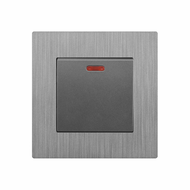 LEJIA Gray/Black/Gold Wall Key Kitchen Switch Panel 13amp Universal 3/6 Pin Plug Socket with USB