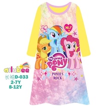 LITTLE PONY BAJU TIDUR / PIYAMA DASTER PANJANG ANAK CEWEK AILUBEE D033
