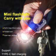 Rechargeable Flashlights Keychain Emergency Keychain Light Multifunctional Emergency Keychain Light