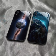 Space Planet Tempered Glass Case vivo s1 pro X70 V11i V15 V20 Y15 Y17 Y20 Y50 Y72 Premium Glass Case