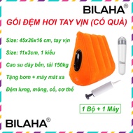 Combo Ghế Đệm Tình Yêu Đệm Hông Lên Có Tay Nắm Chặt Chống Trượt + Kèm Bơm Hơi + Máy Mát Xa Mini (Có
