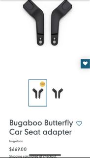 Bugaboo butterfly car seat adaptor