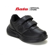 Bata บาจา Bubble Gummer รองเท้านักเรียนชาย แบบสวมปรับขนาดได้ ลายสไปเดอร์แมน สีดำ 3416151 สีขาว 3411511