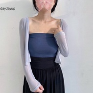 Ice Silk Sunscreen Jacket Thin Women Summer Chiffon Short Jacket