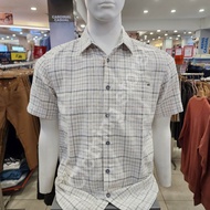 WATCHOUT CASUAL kemeja flanel pria lengan pendek putih WS514710102