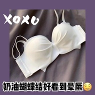 White lingerie for women with thickened small breasts that gather and exude sexiness20240521