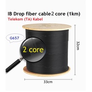 Drop fiber Outdoor IB fiber optic cable 2Core G657