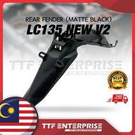 YAMAHA LC135-NEW-V2 FENDER REAR (MATTE BLACK) 55C-F1611-00 REAR FENDER MUDGUARD MAGAT BELAKANG COVER