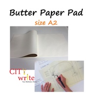 <Butter Paper Pad Size A2> Preliminary Drafting Paper Architectural Engineering Art Sketch Drawing P