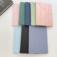 Samsung Galaxy Tab A8 10.5 (2021) X200 X205  Silicone Soft Back Ultra Slim PU Leather Smart Cover Fu