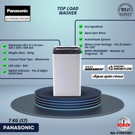 PANASONIC TOP LOAD WASHING MACHINENA-F80VB7HRT (8 KG) (ATIVEFOAM/AQUA RINCE)