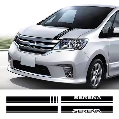 Van Hood Stickers For Nissan Serena C23 C24 C25 C26 C27 Car Graphics Stripes Decor Decal Camper Viny