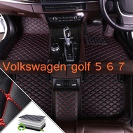 (Ready Stock）Fit for Volkswagen Golf car floor mat Foot pad VW Golf 5 Golf 6 Golf 7 Golf 8