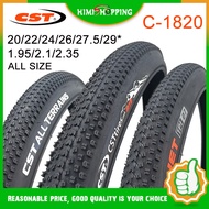 1PC CST tire C1820 MTB bike Tyre 26" 27.5" 29" Bicycle Tires for 20/24/26/27.5/29* 1.95/2.1/2.35 wear-resisting Road Mountain Bike Ultralight Outer Tire Bike Accessories