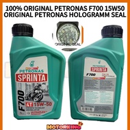 **ORIGINAL** PETRONAS SPRINTA F700 SEMI SYNTHETIC 15W50 4T MOTOR
