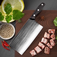 New Heavy Knife Chop Bones Cleaver Meat Kitchen Knives Hand Forge Blade Wood Handle Chef Butcher Kni