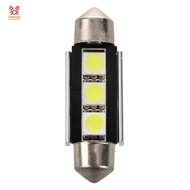 2x SMD LED Festoon 39 mm CANBUS C5W 12V 3 power SMD license plate & Reading Light - For 3 Series 5 S
