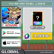 ไอดี Yu-Gi-Oh! Duel Links (Global) - 9,999+ GEMS + สุ่มการ์ด UR 80 ใบขึ้นไป | ACTION FIGURE TOYS FOR