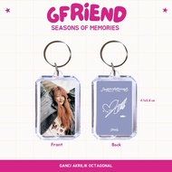 GANTUNGAN GFRIEND SEASONS OF MEMORIES ACRYLIC KEYCHAIN KPOP UNOFFICIAL EUNHA ACRYLIC KEYCHAINKeychai
