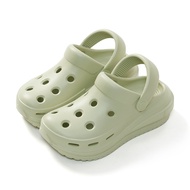 UTUNE รองเท้าแตะผู้หญิงรองเท้าแตะชายหาดกลางแจ้งพื้นหนา6.5ซม. น้ำหนักเบามีรูรองเท้าส้นเตี้ยสำหรับทุกเ