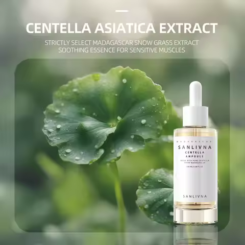 Bestseller 100% Pure Centella Asiatica Ampoule Serum - Hydrating Moisturizing Soothing Facial Skin C