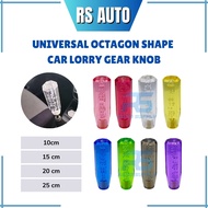 Oktagon Batang Gear Warna Warni Gear Knob Octagon Shaped Diamond Universal Lorry Truck Trailer 10cm 