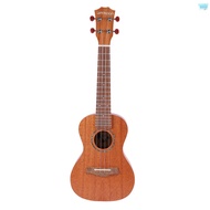 ammoon Acoustic 23 Inch Ukelele Plywood Spare Beginners Clip-on for Cloth Tuner Capo Picks wooden ukulele Bag Cleaning 21 fany uke with Gig Strap Strings 5 pcs Celluloid Mahogany Kit