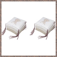 (VEFM) 12Pcs Baby Bed Protector Crib Bumper Pads Baby Bed Bumper in the Crib Bumper Safety Cotton Bl